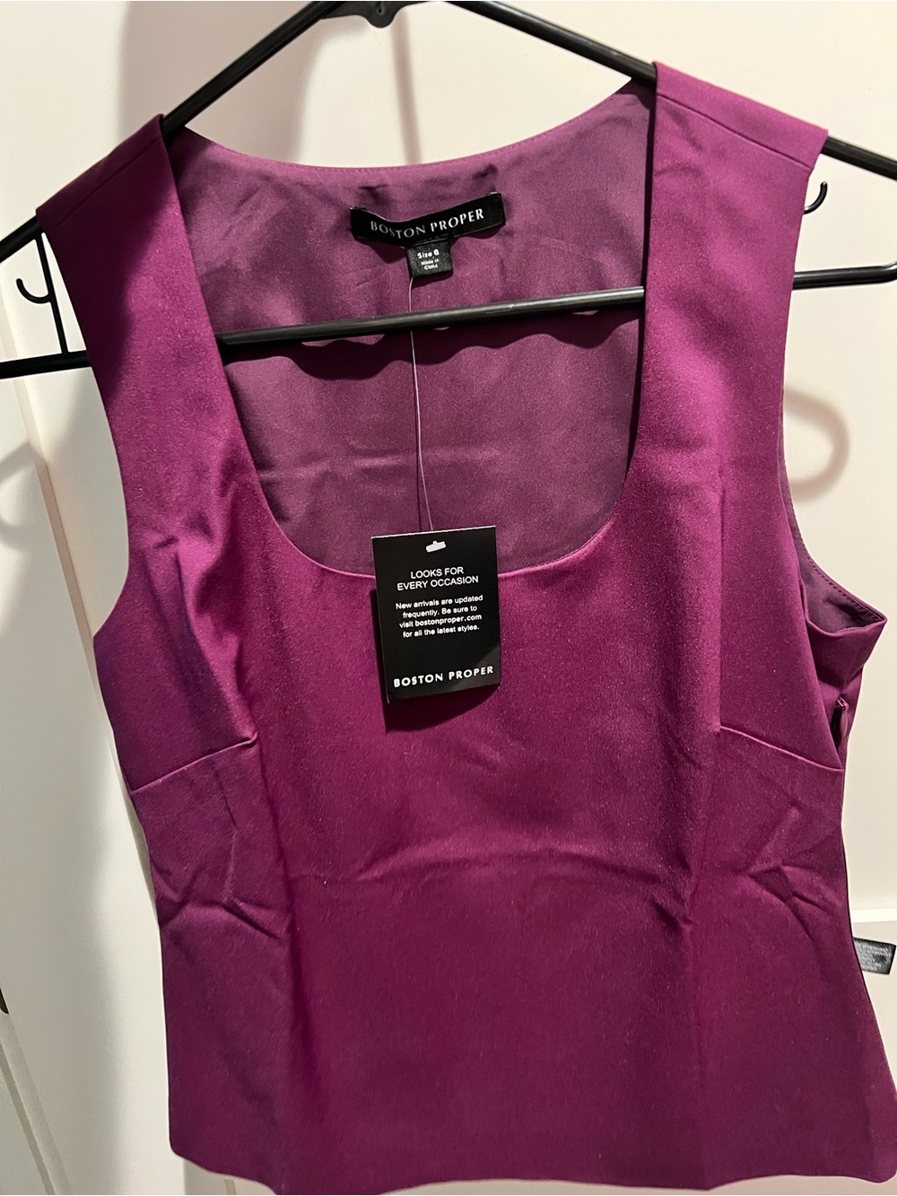 Plum Shell Tank - Picture 4 of 5